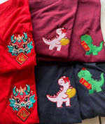EB003 - CNY Embroidery - Cute Dinosaur v2