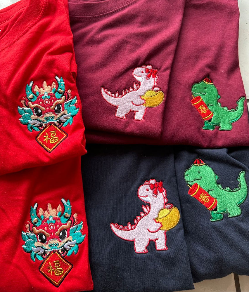EB002 - CNY Embroidery - Cute Dinosaur v1